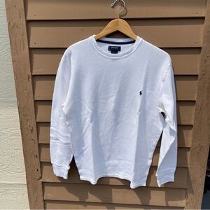 Polo by Ralph Lauren Waffle Knit Long Sleeve Shirt. Size Large.